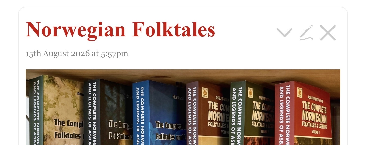 Tiddlywiki Norwegian Folktales